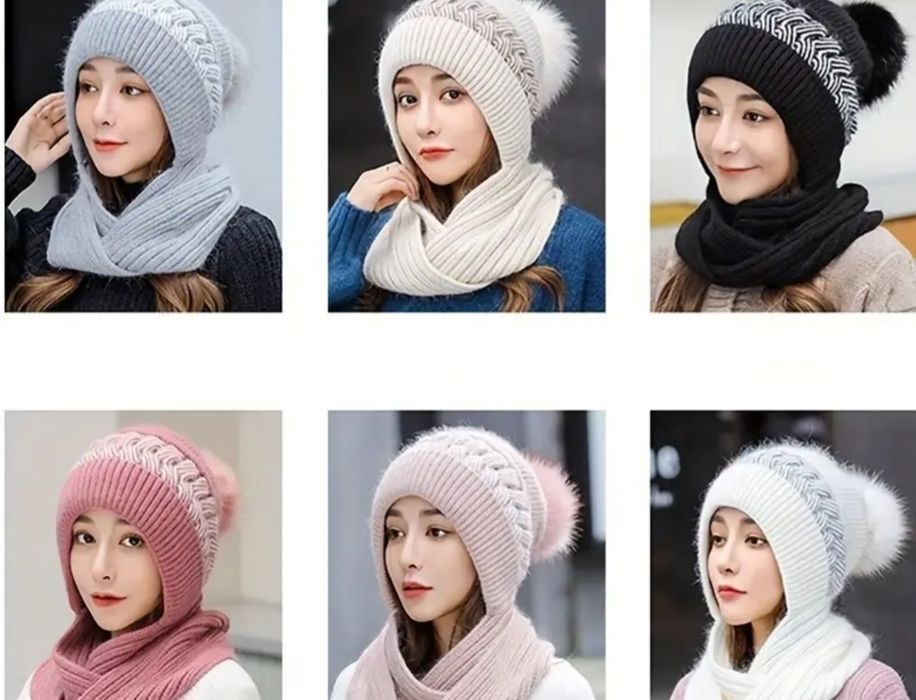 Шапка шарф-коміра