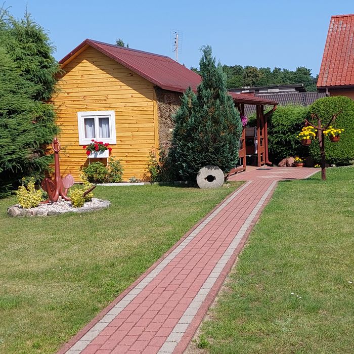 Drewniany domek letniskowy