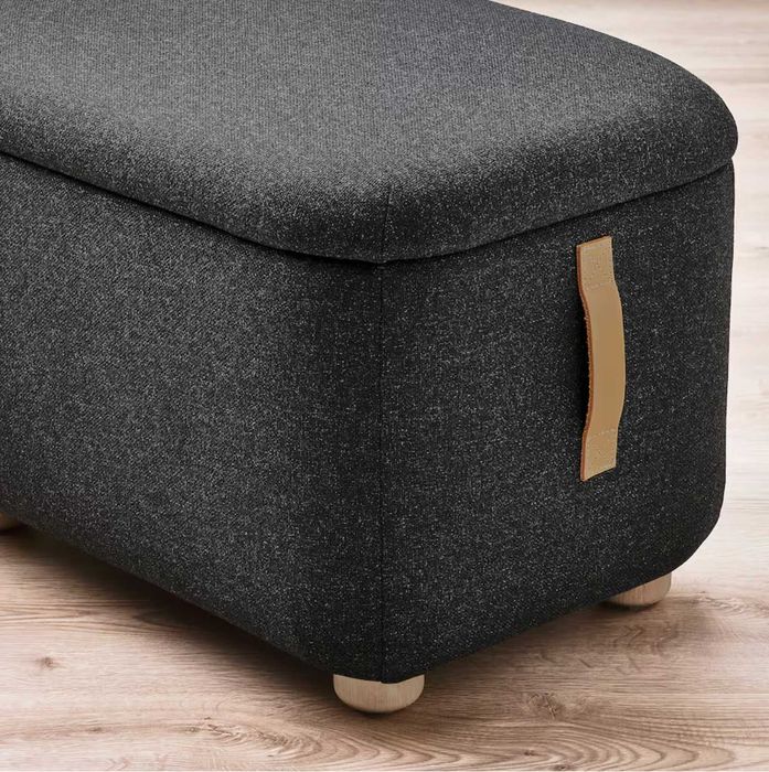 Poltrona, Gunnared preto/cinzento