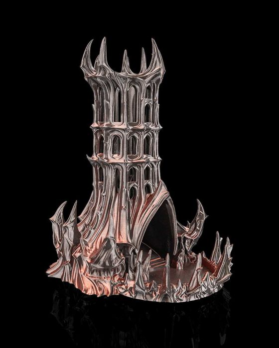 Obsidian Citadel Zmiennobarwna Mroczna Wieża do Kości Dice Tower DND