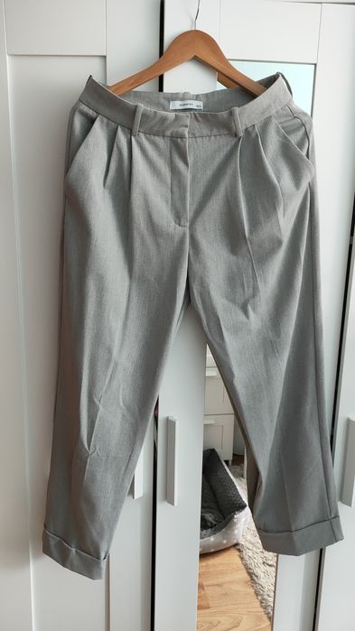 Eleganckie szare spodnie
