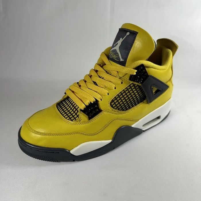 シューズ(男性用) AIR JORDAN 4 RETRO LIGHTNING TOUR YELLOW Nike Air Jordan 4 Retro Lightning Tour Yellow | найк джордан
