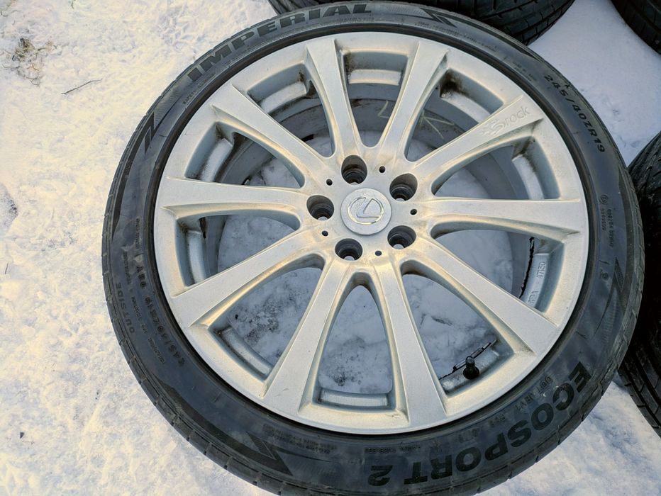 Felgi aluminiowe 19 Brock Lexus  5x114,3 ET 45 8 J oponami 245 40 R19