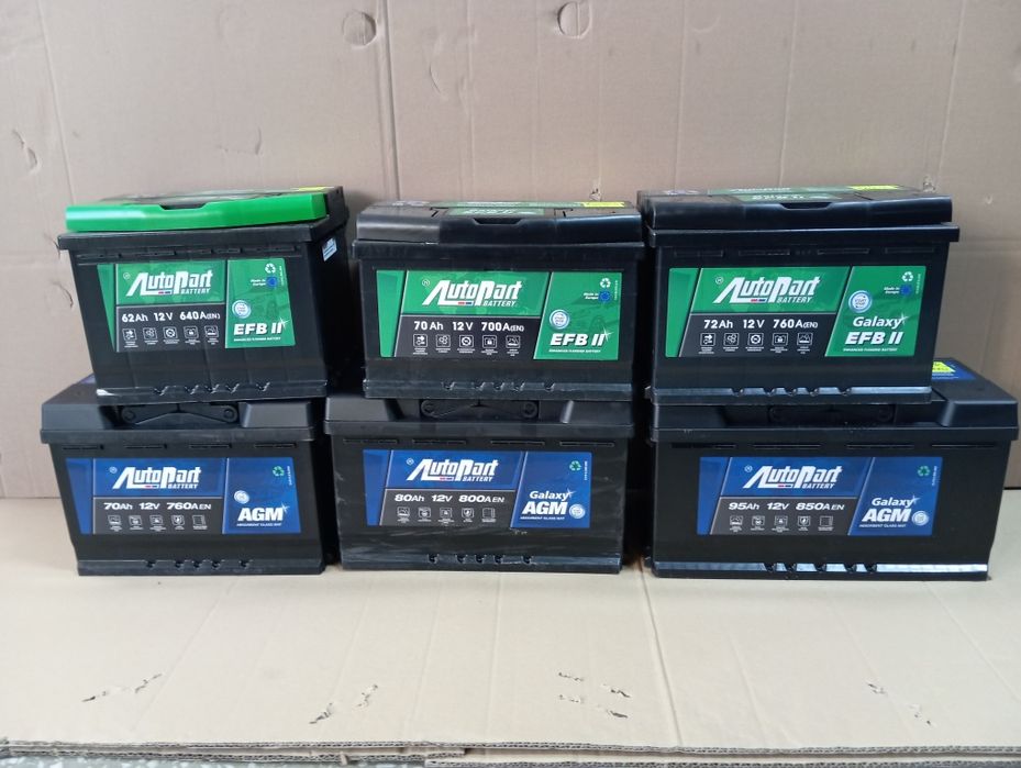 akumulator 12V 95Ah AGM EFB start-stop ciągnikowy