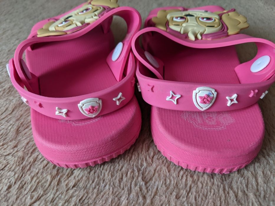 Buty gumowe, klapki, sandały, Psi Patrol, rozm. 26, CCC