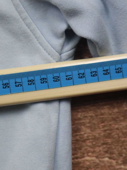 H&M Baby Blue Ontariot ZIp hoodie niebieska bluza rozpinana z kapturem