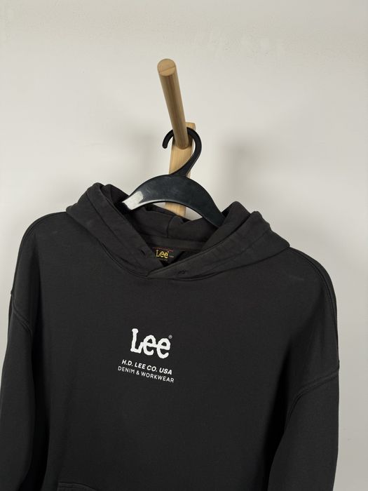 Lee czarna bluza z kapturem M