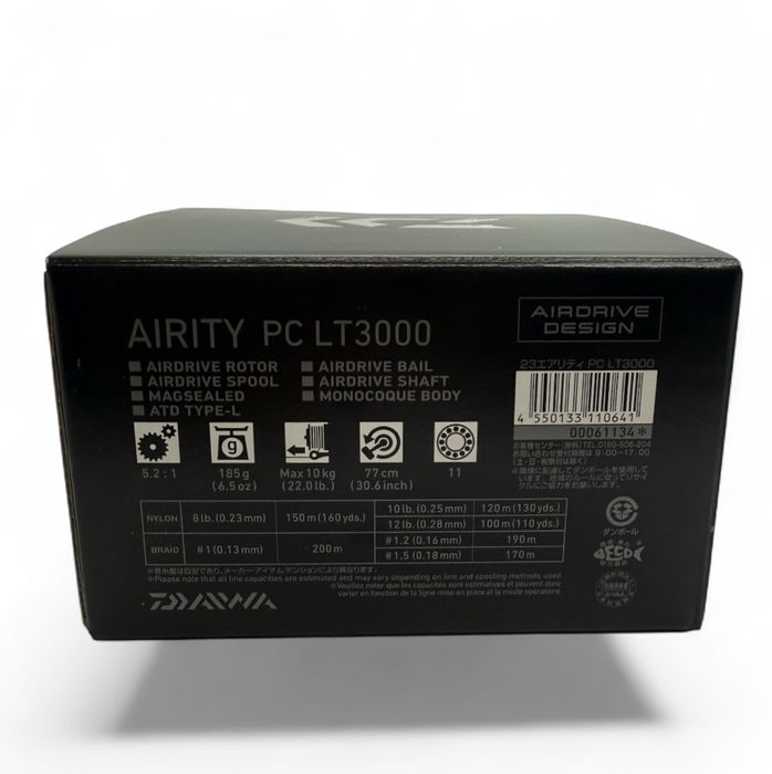 Daiwa 23 Airity 3000 LT Риболовна котушка для спінінгу