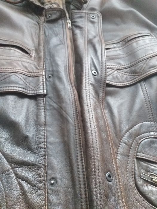 Skórzana kurtka męskia turecka vintage