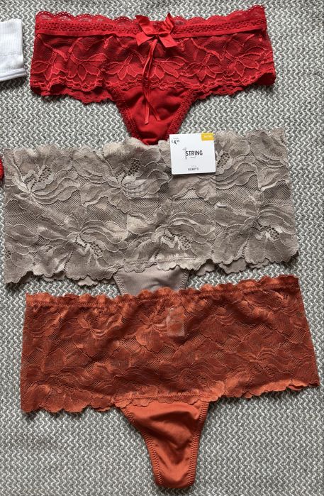 Трусики Стрінги бікіні танги труси XS/S жіночі мереживо бразиліани топ