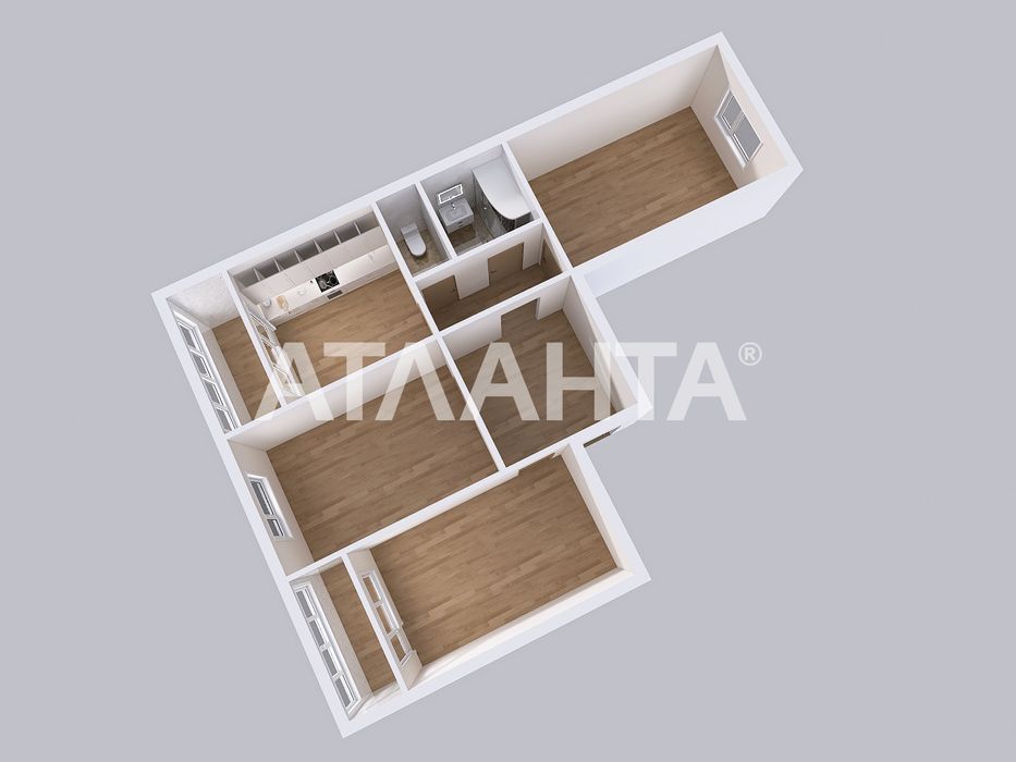 Трикімнатна квартира метро Позняки держ програми