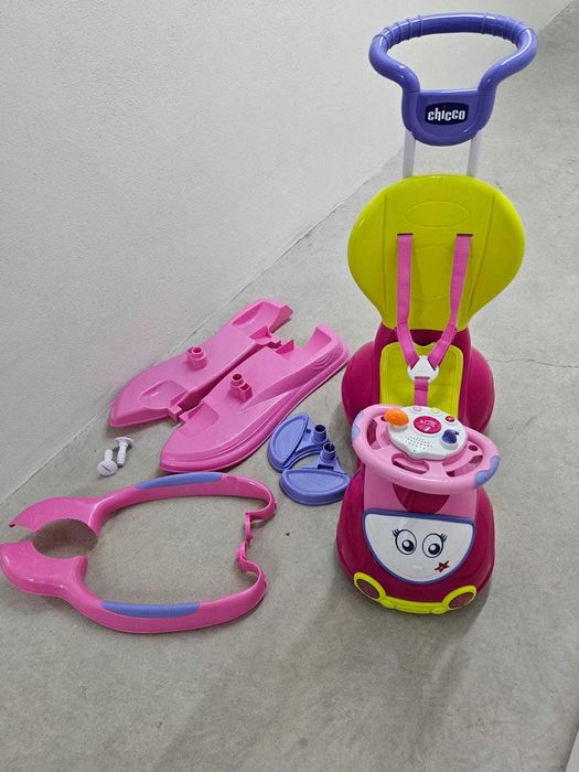 Carro Brincar/Passear rosa CHICCO