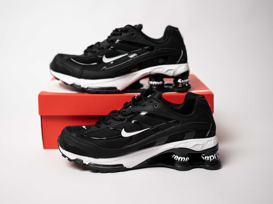 Мужские кроссовки Nike Shox Ride 2 Supreme (4 цвета) размеры 41-46 весна, лето Вьетнам