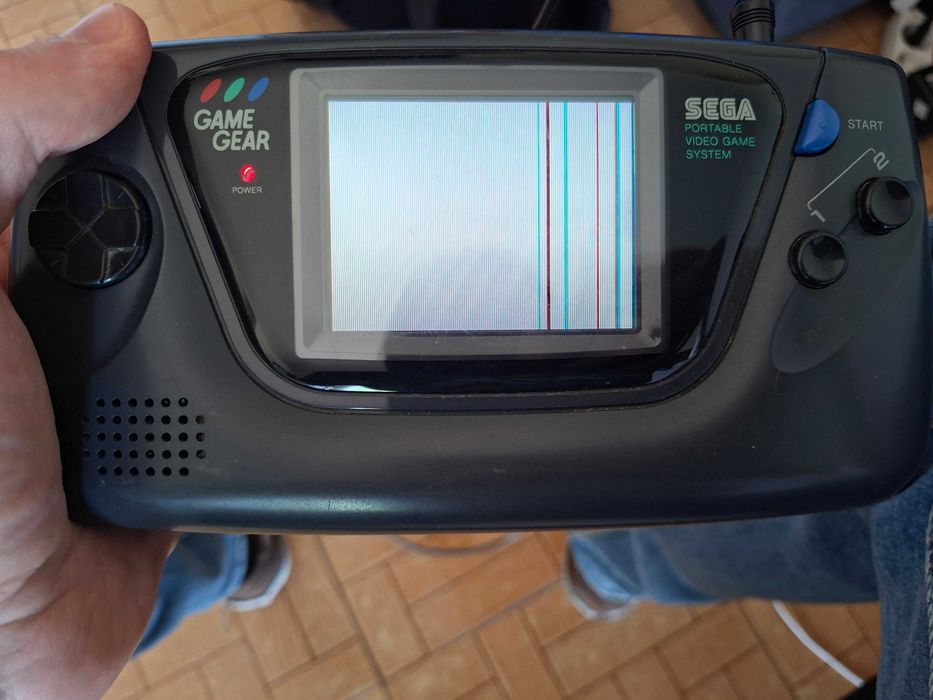 Consola Portátil Sega Game Gear + Bolsa + Sega Game 4 In 1 + Columns *Ler Descrição*