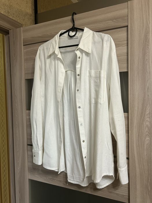 біля лляна сорочка