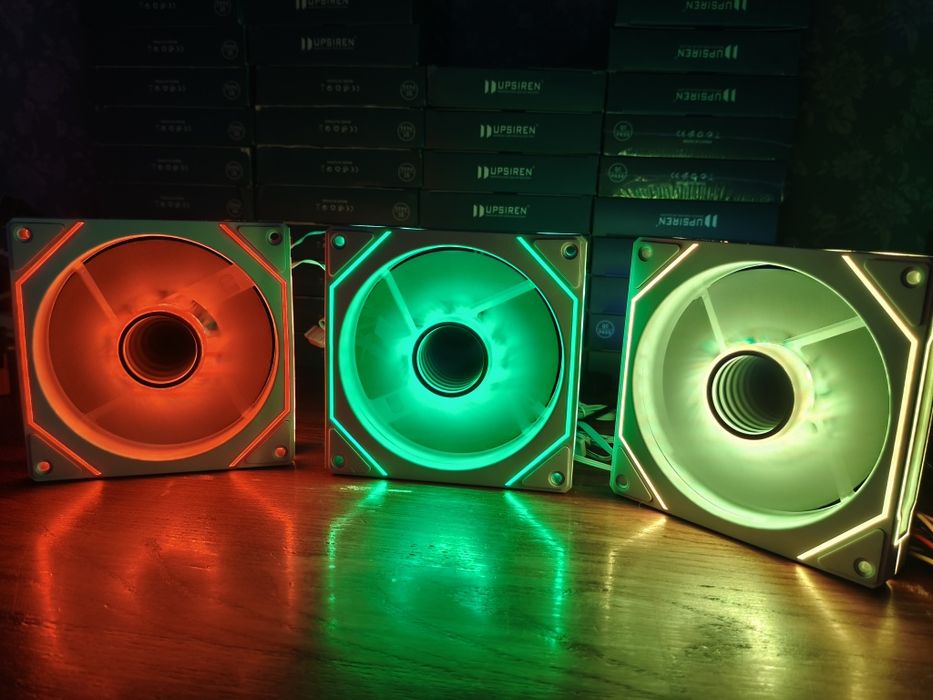 Вентиляторы кулер с подсветкой argb Upsiren  Prism 4 pro prism 6 pro
