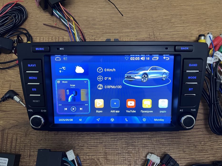 Магнітола Android Skoda Octavia 2 A5 2004-2013 GPS Car play Андроїд