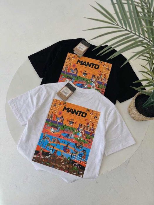 РАСПРОДАЖА | Новые Футболки MANTO | x Panku Большой Принт Манто