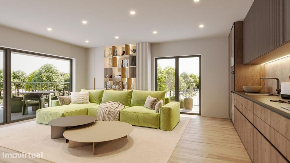 Apartamento T2 moderno com com varanda
