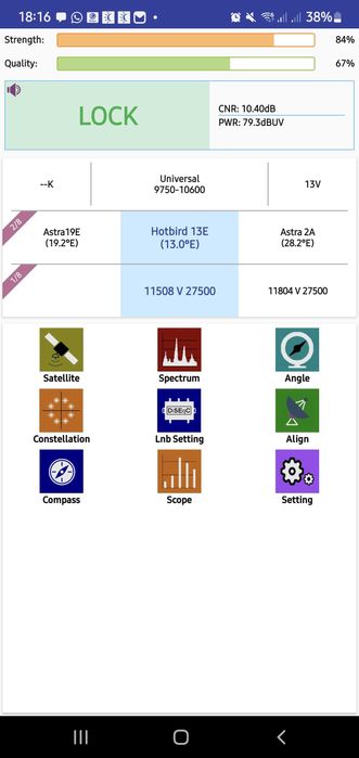 Mega Sat HD1 nowy miernik sygnału SAT, satelitarnego  DVB-S