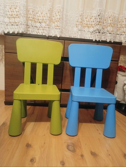 Krzesełka Ikea Mammut 2x