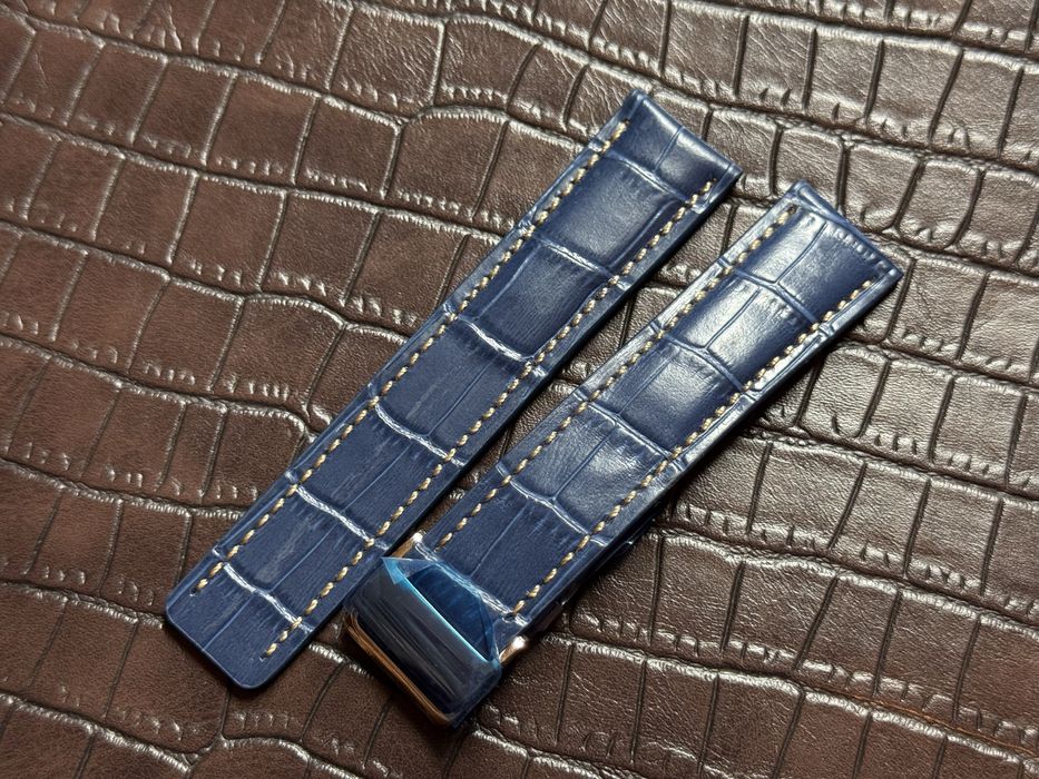 Breitling Navitimer, B-1 i inne pasek niebieski