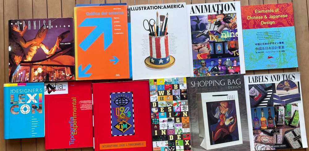 Livros e anuários de Design Gráfico