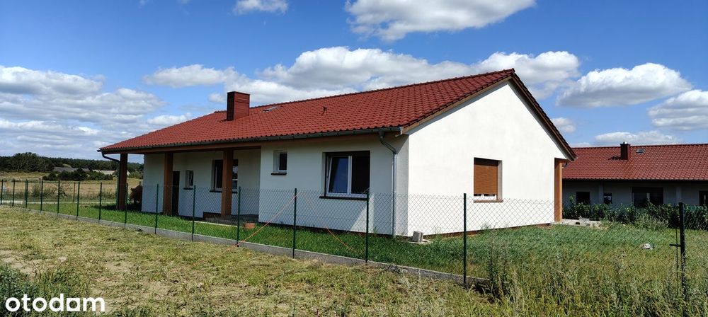 Nowy dom parterowy 180 m² | działka 1000 m² | garaż 2-stanowiskowy