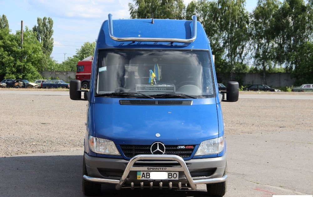 Кенгурятники.  Бокові труби. Площадки.  Уголки:  Mercedes Sprinter Cr