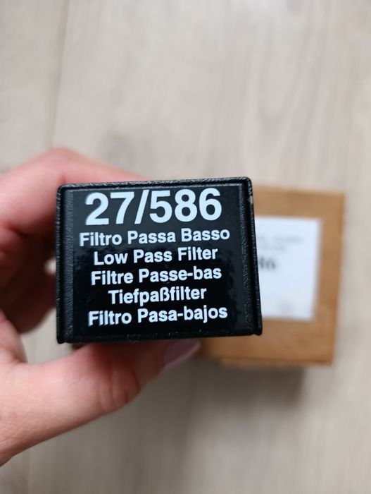 Nowy filtr dolnoprzepustowy 27/586