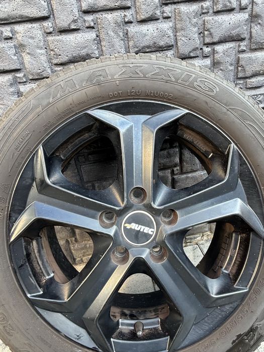 Alufelgi Autec opony zimowe 5x112 vw audi seat skoda mercedes