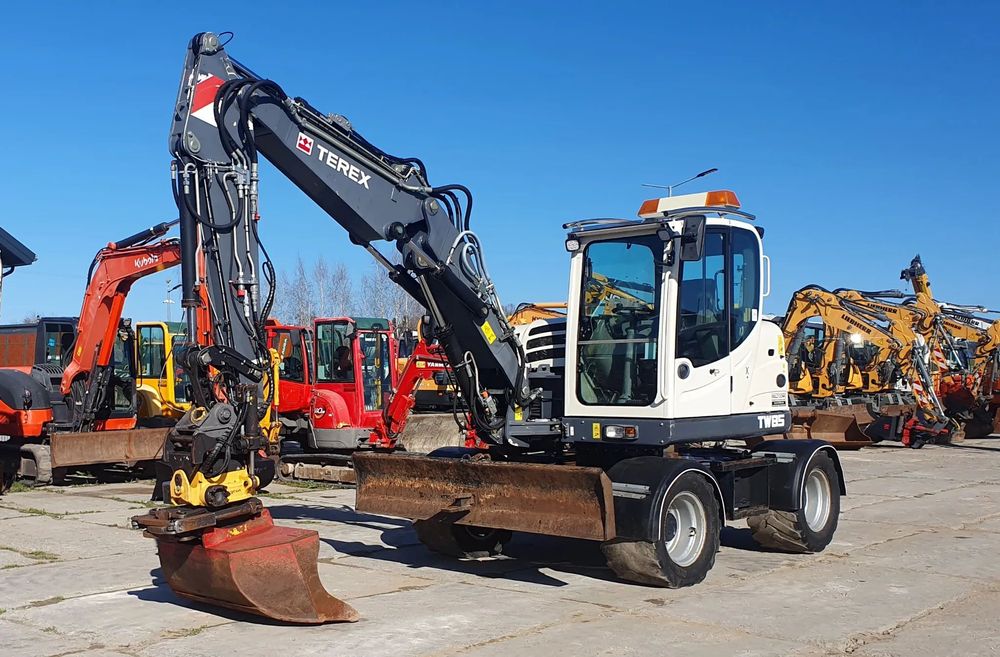 Terex TW85  TW 85 Terex  z rototiltem i szczypcami
