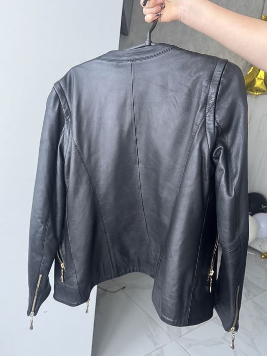 Шикарна куртка Visconti (натуральна шкіра, натуральне хутро)