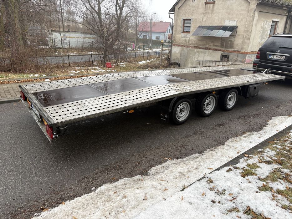 Przyczepa laweta 6m DMC 3500 Niewiadów Bus