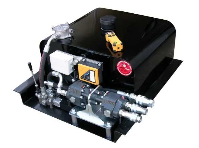 Hydraulika z hydromotorem do wózka DOLLY naczepy - bezprzewodowa