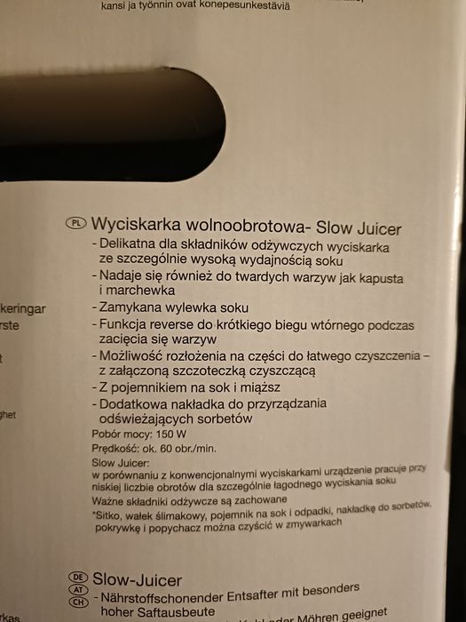Sprzedam sprzęty silvercrest Lidl wyciskarka wolnoobrotowa ekspres