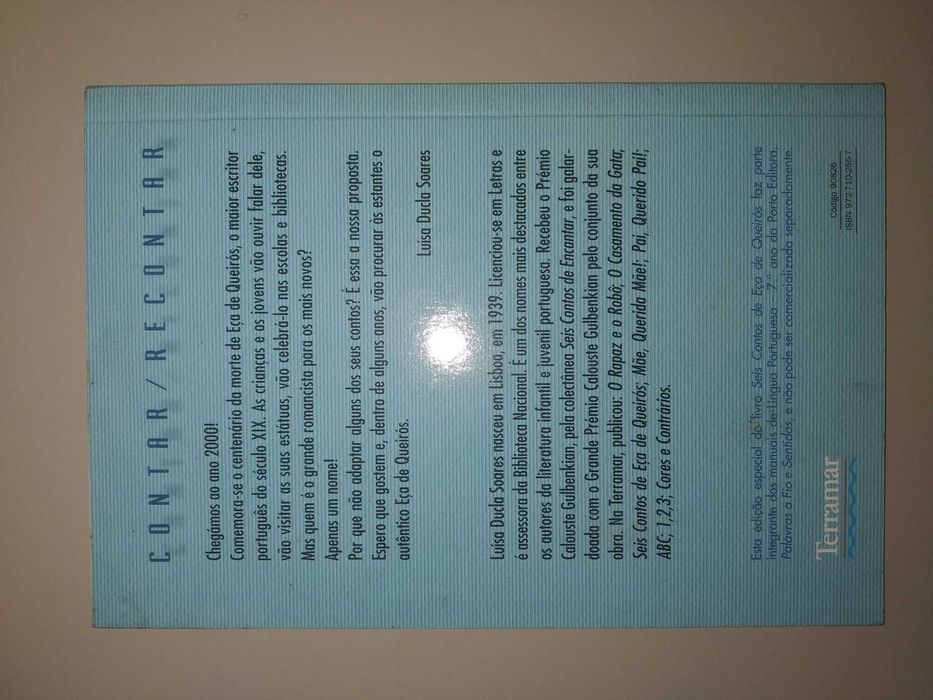 3 Livros (Literatura Portuguesa e internacional)