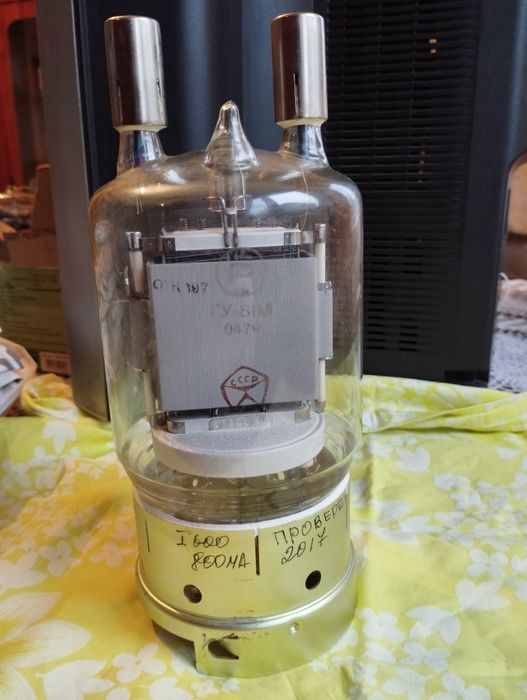 Лампы ГУ-81М новая и ГУ-80 б/у