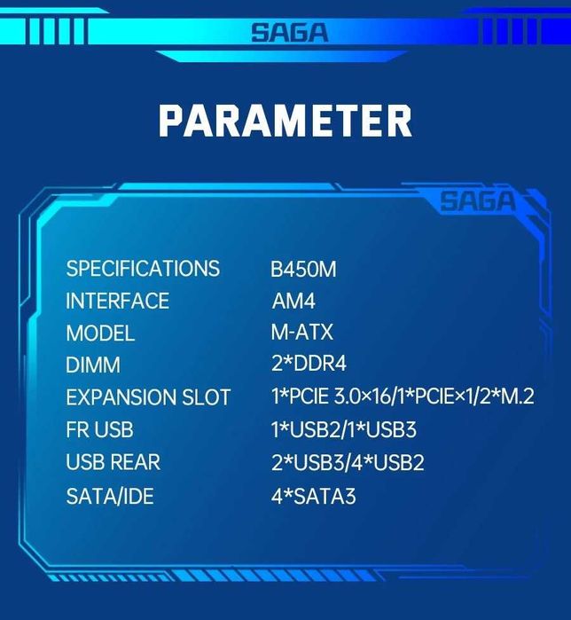 Soyo B450M D4-KN M-ATX Socket AM4