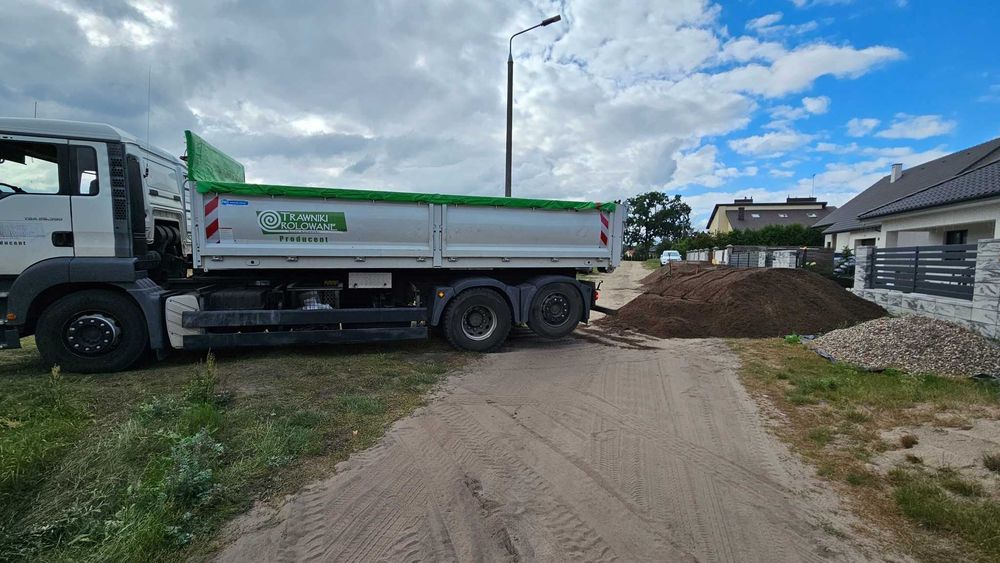 Ziemia pod trawnik z rolki, czarnoziem, przesiana - Bydgoszcz Toruń BB