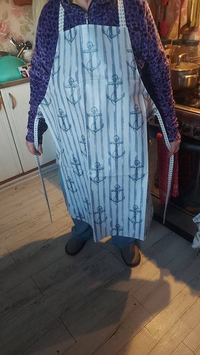 Fartuch kuchenny nieprzemakalny z tworzywa PCV