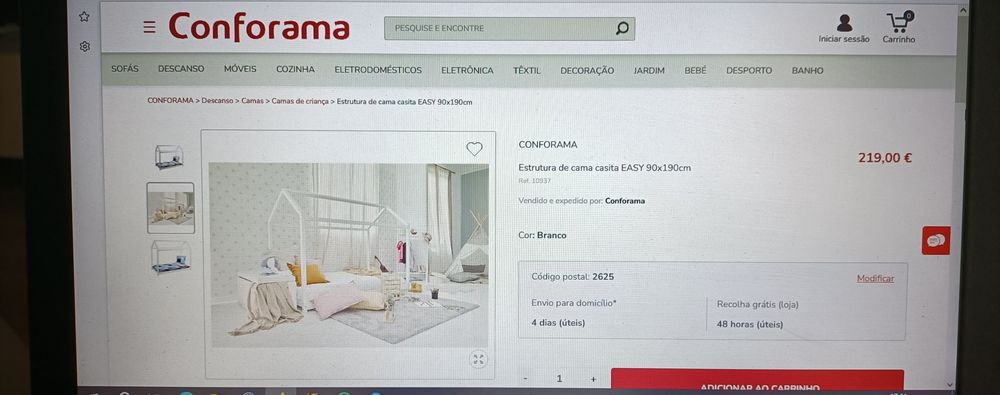 Cama criança 90x190