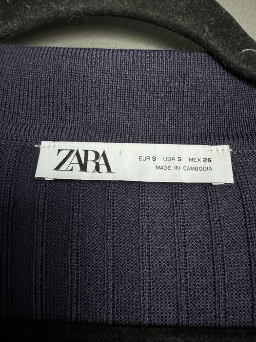 Сукня zara в рубчик