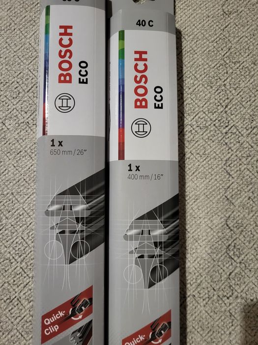 Wycieraczki bosch komplet 650mm i 400mm.  26" 16"