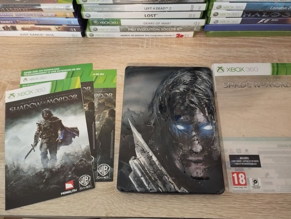 Xbox 360 Steelbook Shadow of Mordor po polsku