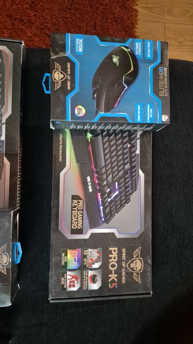 Teclado e rato gaming Spirit of Gamer