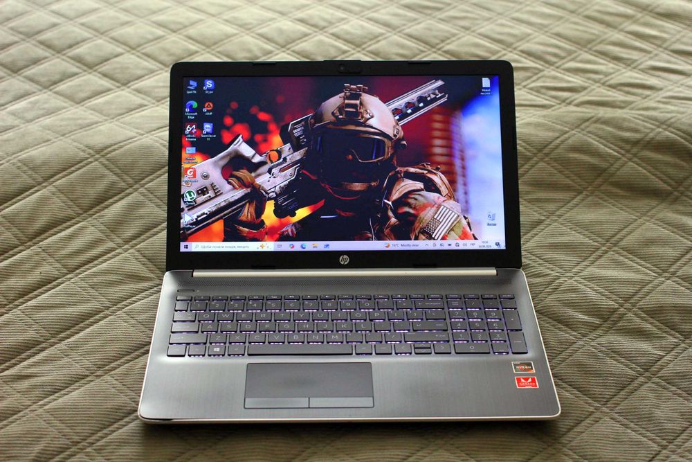 HP Pavilion 15/ Ryzen 7 3700 8x!/Видео 2GB/8GB/SSD256/АКБ 5ч/2019г/15.6 HD СЕНСОР!