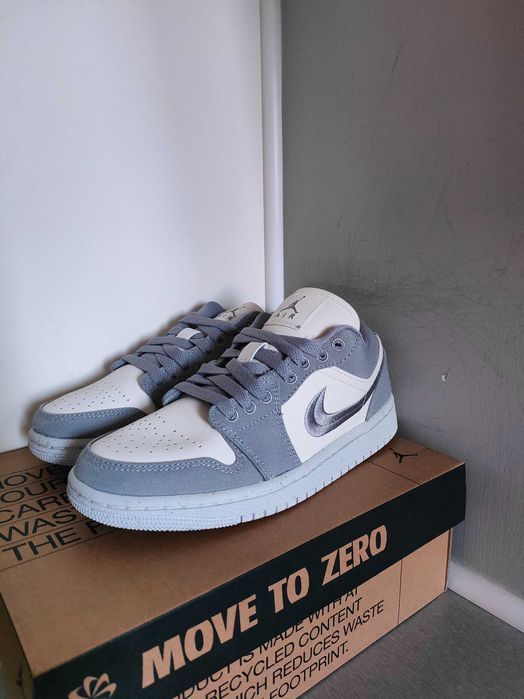 Buty nike air jordan 1 low light steel grey 36