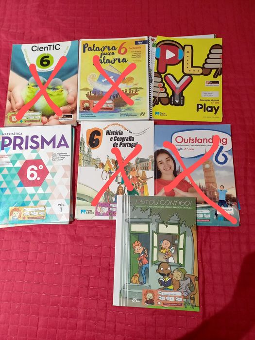 Manuais escolares 6 ano