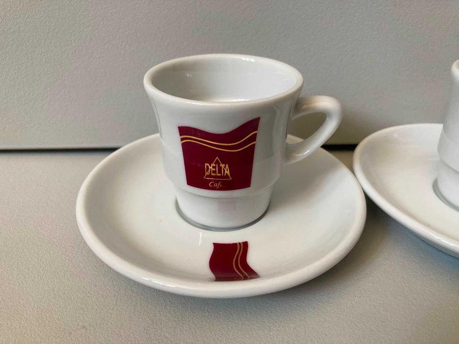 Conjunto de 3 Chávenas + Pires Delta - Porcelanas Costa Verde